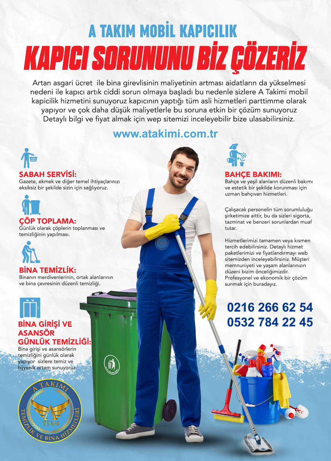 A Takımı Mobil Kapıcılık